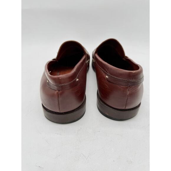 Johnston & Murphy Brown Leather Men\'s Penny Slip On Loafer Size 10 main image 7
